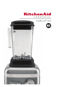 Manual de uso KitchenAid KSBC2F1BM Batidora