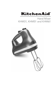 Mode d’emploi KitchenAid KHM512VB Batteur à main