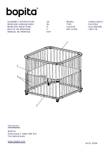 Hướng dẫn sử dụng Bopita Carus Cũi chơi đùa