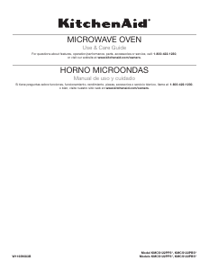 Manual de uso KitchenAid KMCS122PBS Microondas