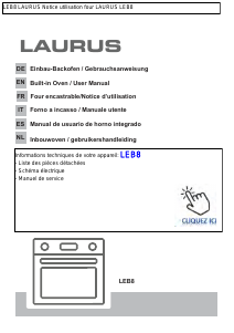 Mode d’emploi Laurus LEB8 Four