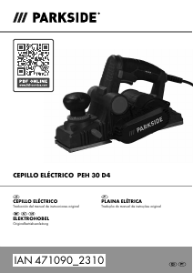 Manual Parkside IAN 471090 Plaina