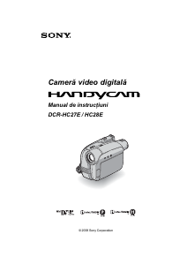 Manual Sony DCR-HC28E Cameră video