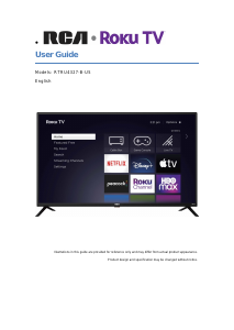 Mode d’emploi RCA RTRU4327-B-US Téléviseur LED