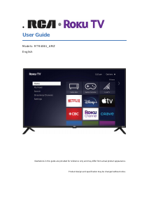 Mode d’emploi RCA RTR4061_AMZ Téléviseur LED