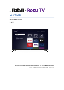 Handleiding RCA RTR4061-CA LED televisie
