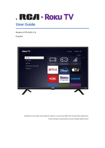 Mode d’emploi RCA RTR3265-CA Téléviseur LED