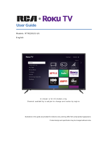 Mode d’emploi RCA RTRQ5522-US Téléviseur LED