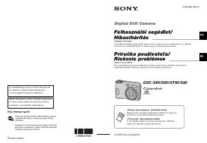 Használati útmutató Sony Cyber-shot DSC-S60 Digitális fényképezőgép
