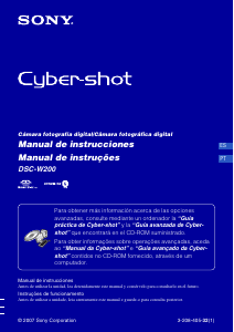 Manual de uso Sony Cyber-shot DSC-W200 Cámara digital