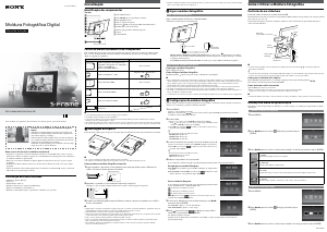 Manual Sony DPF-C800 Moldura digital