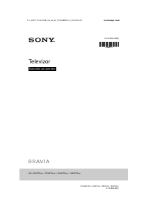 Priročnik Sony Bravia KD-49XF7005 LCD-televizor