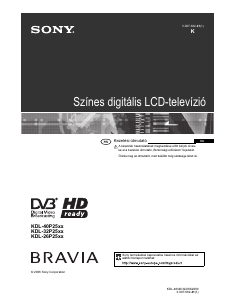 Használati útmutató Sony Bravia KDL-26P2530 LCD-televízió