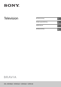 Brugsanvisning Sony Bravia KDL-32R410B LCD TV