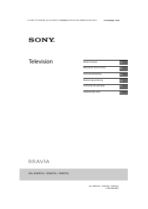 Mode d’emploi Sony Bravia KDL-49WD757 Téléviseur LCD
