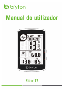 Manual Bryton Rider 17 Ciclo-computador