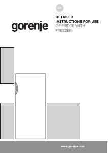 Manual Gorenje RB4122ANW Refrigerator