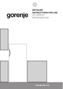 Manual Gorenje R4142ANX Refrigerator