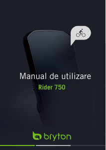 Manual Bryton Rider 750 Ciclocomputer