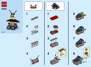 Manual Lego set 30499 Classic Robot-vehicle free builds