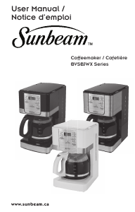 Mode d’emploi Sunbeam BVSBJWX27 Cafetière