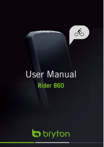 Handleiding Bryton Rider 860 Fietscomputer