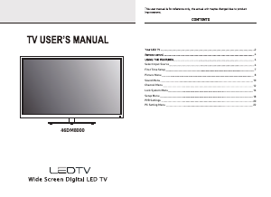 Manual Star-Light 46DM8000 LED Television