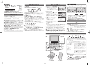説明書 シャープ PW-B2 電子辞書