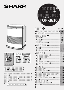 説明書 シャープ OF-3610 ヒーター