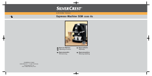 Bruksanvisning SilverCrest SEM 1100 A1 Espressomaskin