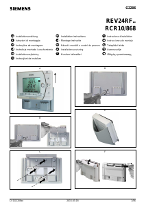 Manual Siemens REV24RF Termostat