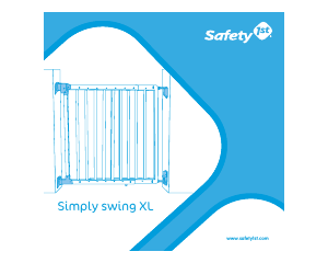 Manual de uso Safety1st Simply Swing XL Puerta del bebé