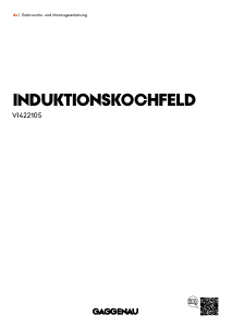 Bedienungsanleitung Gaggenau VI422105 Kochfeld