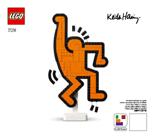 Manual Lego set 31216 Art Keith Haring – Figurine care dansează