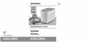 Handleiding SilverCrest IAN 374039 Broodbakmachine