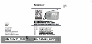 Mode d’emploi SilverCrest IAN 351495 Radio