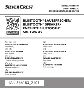 Handleiding SilverCrest IAN 366183 Luidspreker