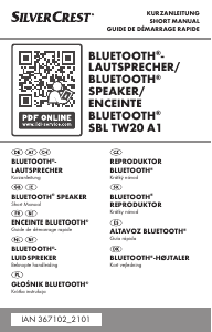 Instrukcja SilverCrest IAN 367102 Głośnik