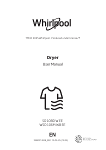 Handleiding Whirlpool WSD 106M WB EE Wasdroger