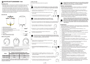 Manual de uso Nuvita 1160 Calienta biberones