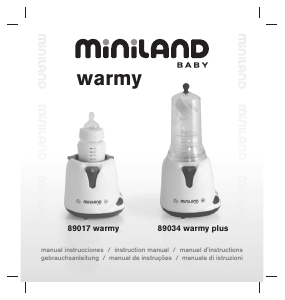 Handleiding Miniland 89017 Warmy Flessenwarmer