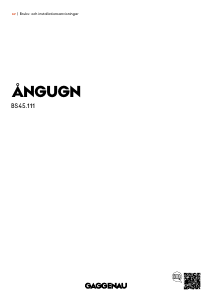 Bruksanvisning Gaggenau BS451111 Ugn