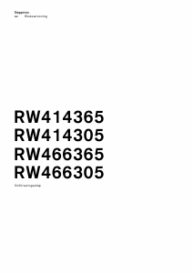 Bruksanvisning Gaggenau RW414365 Vinkyl