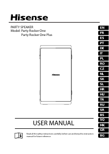 Прирачник Hisense Party Rocker One Звучник