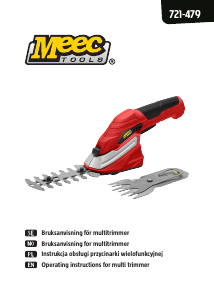 Bruksanvisning Meec Tools 721-479 Gresstrimmer