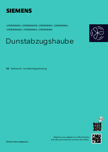 Bedienungsanleitung Siemens LD98WMM65 Dunstabzugshaube