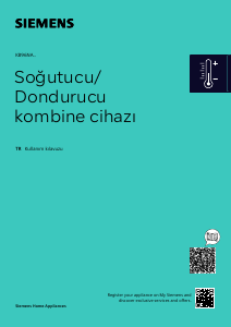 Kullanım kılavuzu Siemens KB96NADD0 Donduruculu buzdolabı