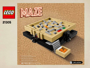 Εγχειρίδιο Lego set 21305 Ideas Λαβύρινθος