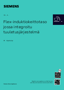 Käyttöohje Siemens EX800NX68E Keittotaso