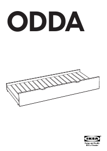 Használati útmutató IKEA ODDA (under) Ágykeret